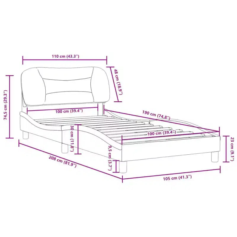 vidaXL Bed Frame