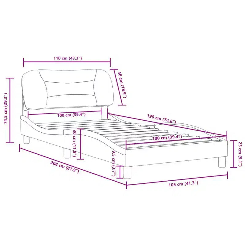 vidaXL Bed Frame