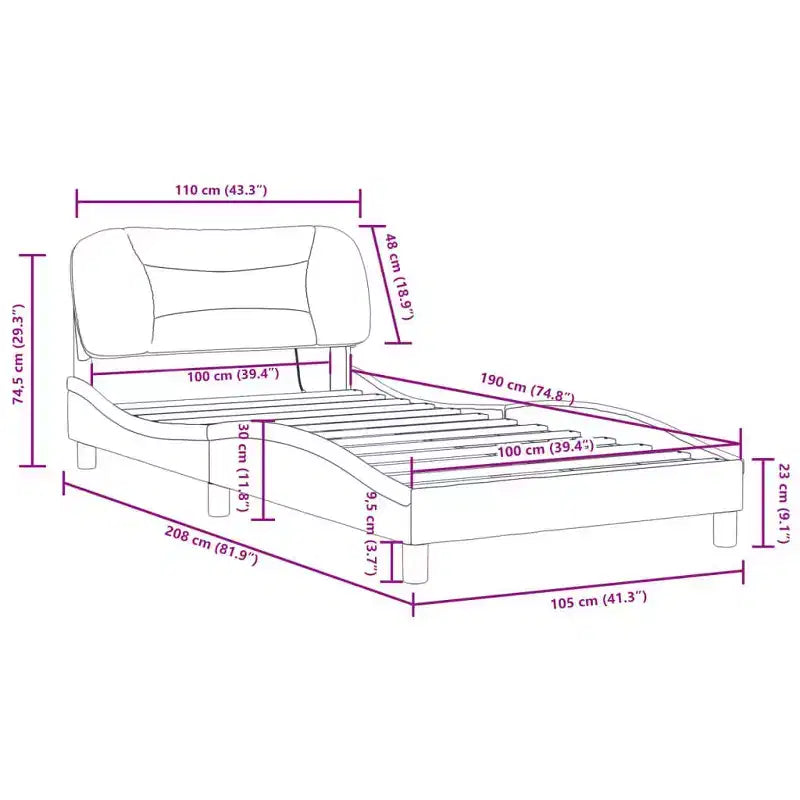 vidaXL Bed Frame