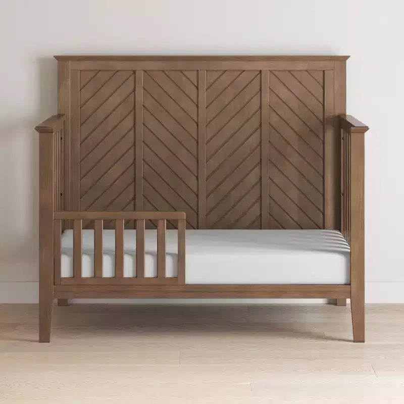 Child Craft Atwood 4-in-1 Convertible Crib, Converts to Day Bed, Toddler Bed and Full Size Bed, 3 Mattress Positions, Baby Safe Finish