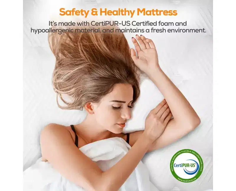 14 Inch King Mattress in a Box, Gel Memory Foam & Individually Wrapped Pocket Coils, Medium Firm, Cooling, CertiPUR-US Certified