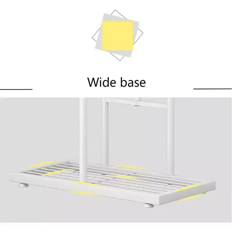 Plant Stand with Growth Lamp, Flower Step Plant Stand, Flower Stand, Plant Staircase, Plant Stand, Flower Stool, Metal, Gray, 7 Layers, 8 POTS