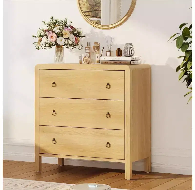 Drawer chest of drawers for bedroom, modern closet, dresser, wooden storage clothes organizer for bedroom, living room, hallway
