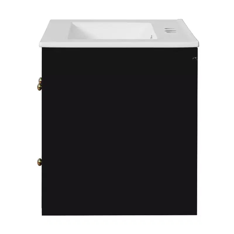 24 Wall Bathroom Cabinet with Storage, Bathroom Vanity Sink Combo with Drawers and Soft-Close Door, Small Single Sink Bathroom Vanity