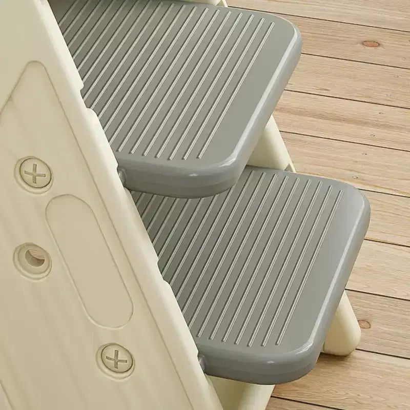 GDFStudio Sarun Modern Polyethylene Multi Functional Kids Dining Chair with Adjustable Footrest and Movable Tray