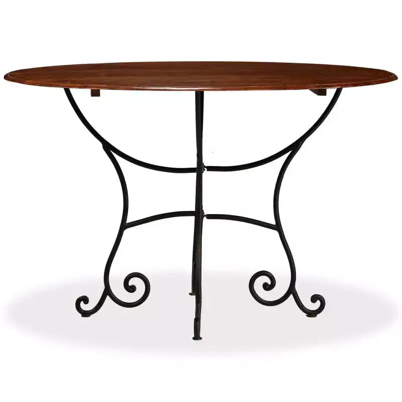 vidaXL Dining Table Honey finish Solid acacia wood Medium Durable - 47.2 x 29.9