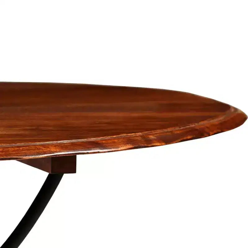 vidaXL Dining Table Honey finish Solid acacia wood Medium Durable - 47.2 x 29.9