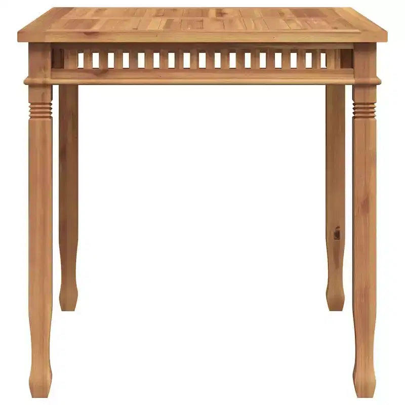 vidaXL Dining Table Teak Fine sanded teak hardwood with a water-based finish