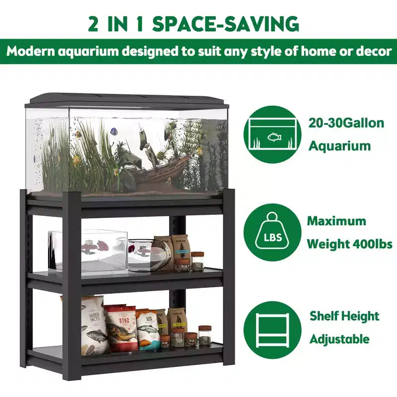 VIYET 35H Potting Table - Solid Fir Wood Workbench with Metal Tabletop & Hooks, Adjustable Feet, Outdoor/Indoor Workstation