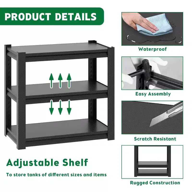 VIYET 35H Potting Table - Solid Fir Wood Workbench with Metal Tabletop & Hooks, Adjustable Feet, Outdoor/Indoor Workstation