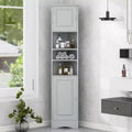 CASAINC 66.9H Tall Corner Cabinet with 2 Doors, Adjustable Shelves, Multi-Functional Storage