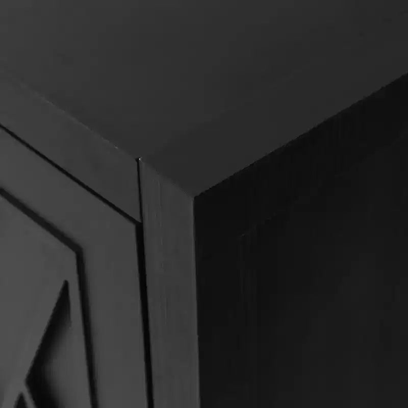 GDFStudio Feya 59.8'' Farmhouse Accent Cabinet with 4 Doors and Adjustable Shelves