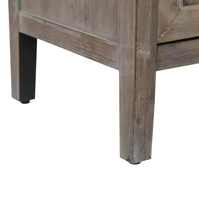 GDFStudio Feya 59.8'' Farmhouse Accent Cabinet with 4 Doors and Adjustable Shelves