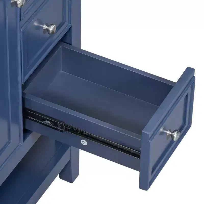 36 Modern Bathroom Vanity Sink Combo with Storage , Bathroom Floor Cabinet with Drawers, Wood Bathroom Cabinets Freestanding