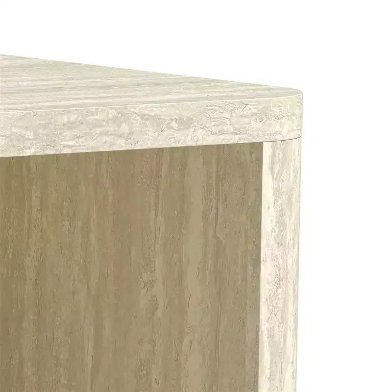 Galano Modern Wood Coffee Table with Storage Shelf 32 W 32 D 15 H