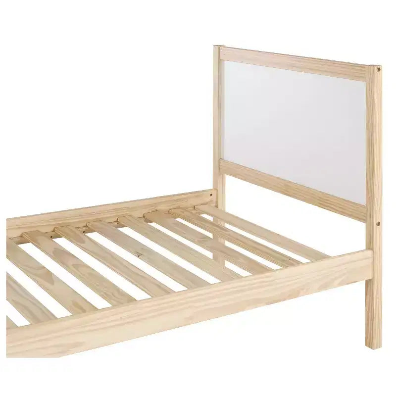 Twin Mod Bed White - Alaterre Furniture: Pine Frame, No Box Spring Required, Kids' Bedroom Daybed