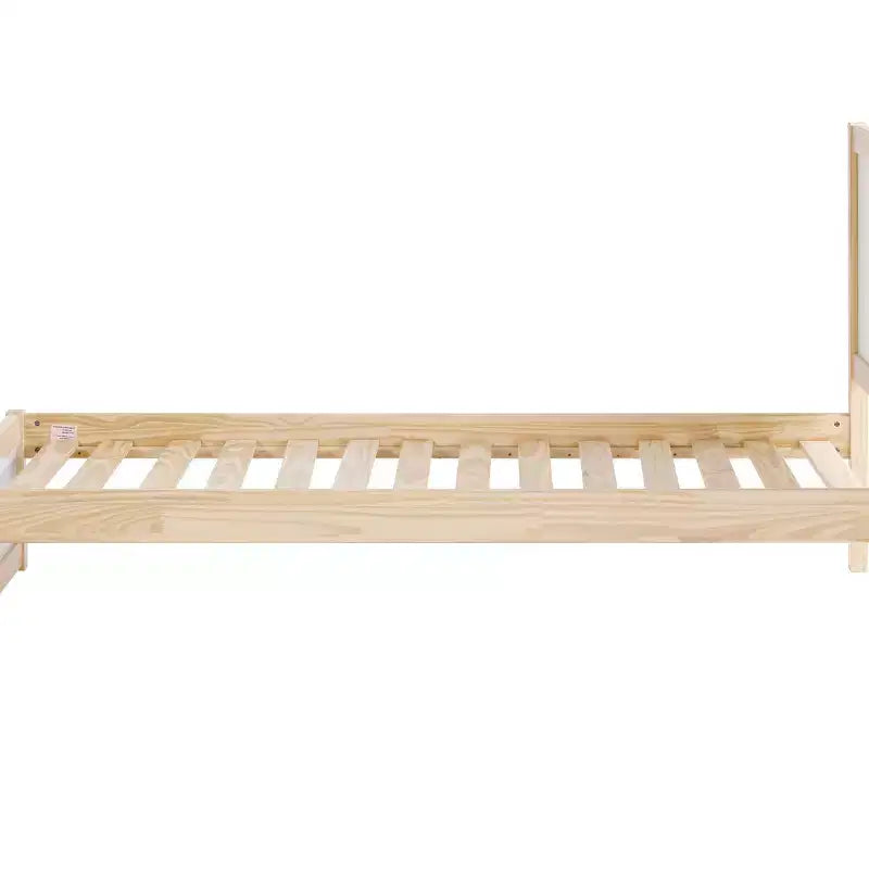 Twin Mod Bed White - Alaterre Furniture: Pine Frame, No Box Spring Required, Kids' Bedroom Daybed